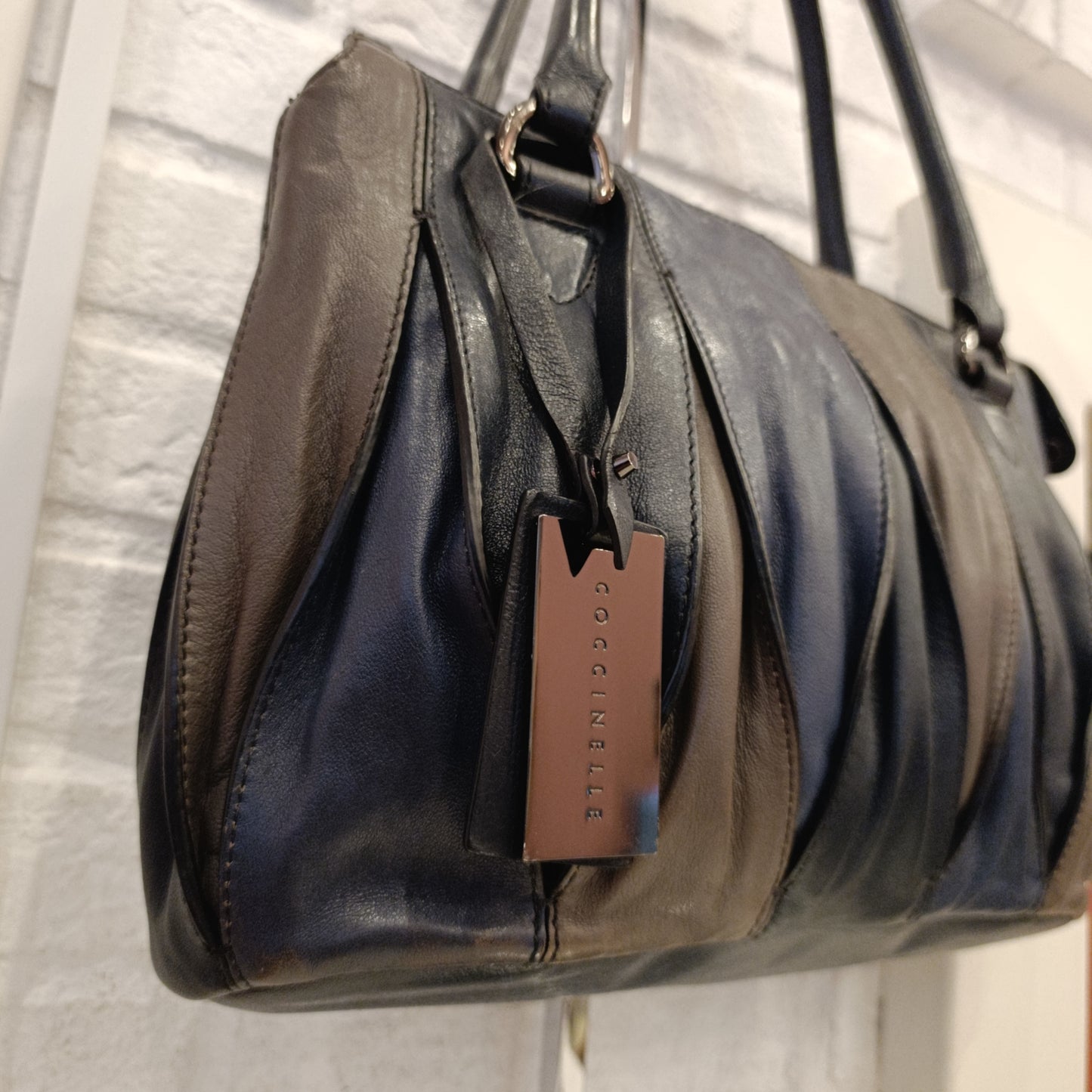 Borsa Coccinelle bicolore