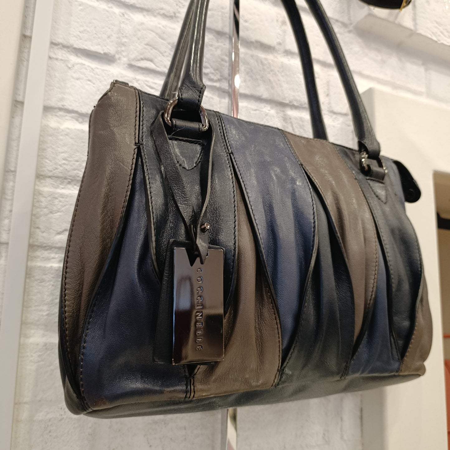 Borsa Coccinelle bicolore