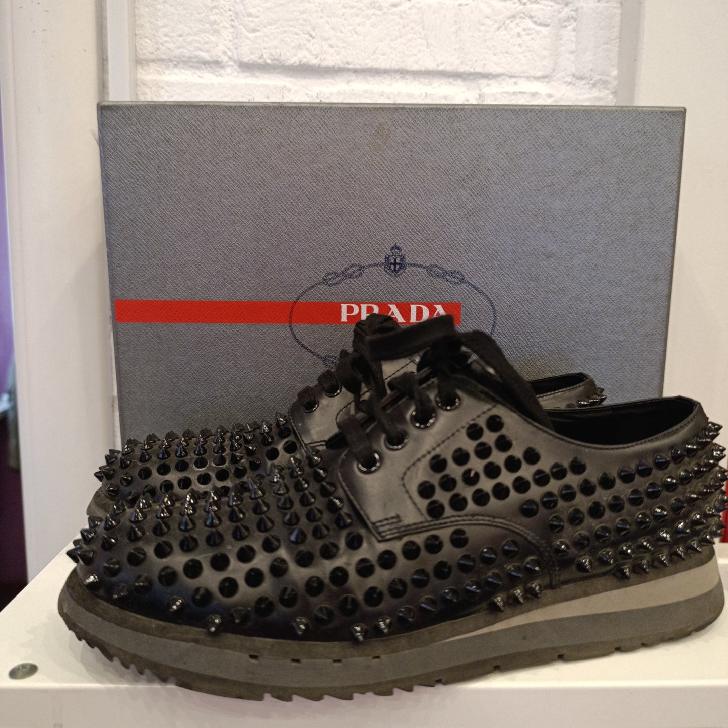 Sneakers Prada borchiate n*6/ 39-40