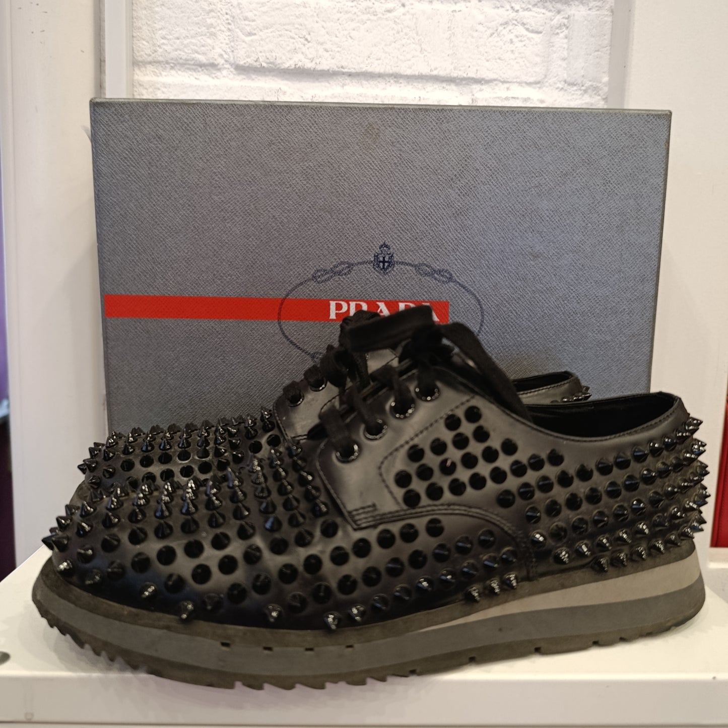 Sneakers Prada borchiate n*6/ 39-40