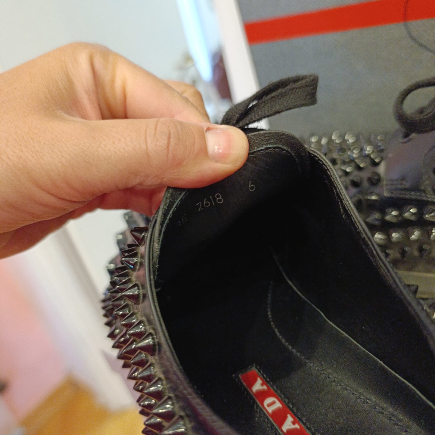 Sneakers Prada borchiate n*6/ 39-40