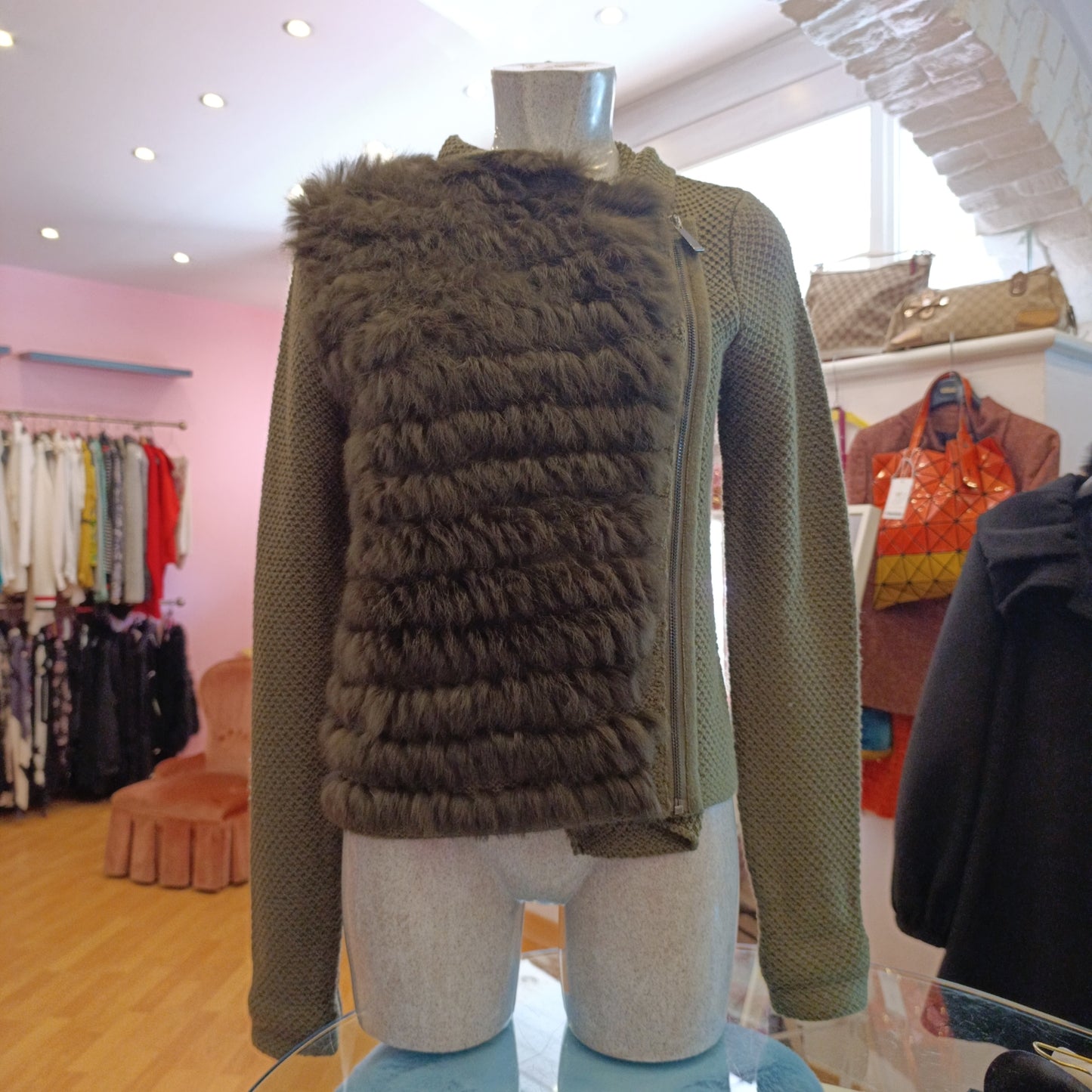 Maglioncino Pinko inserto pelo tg M