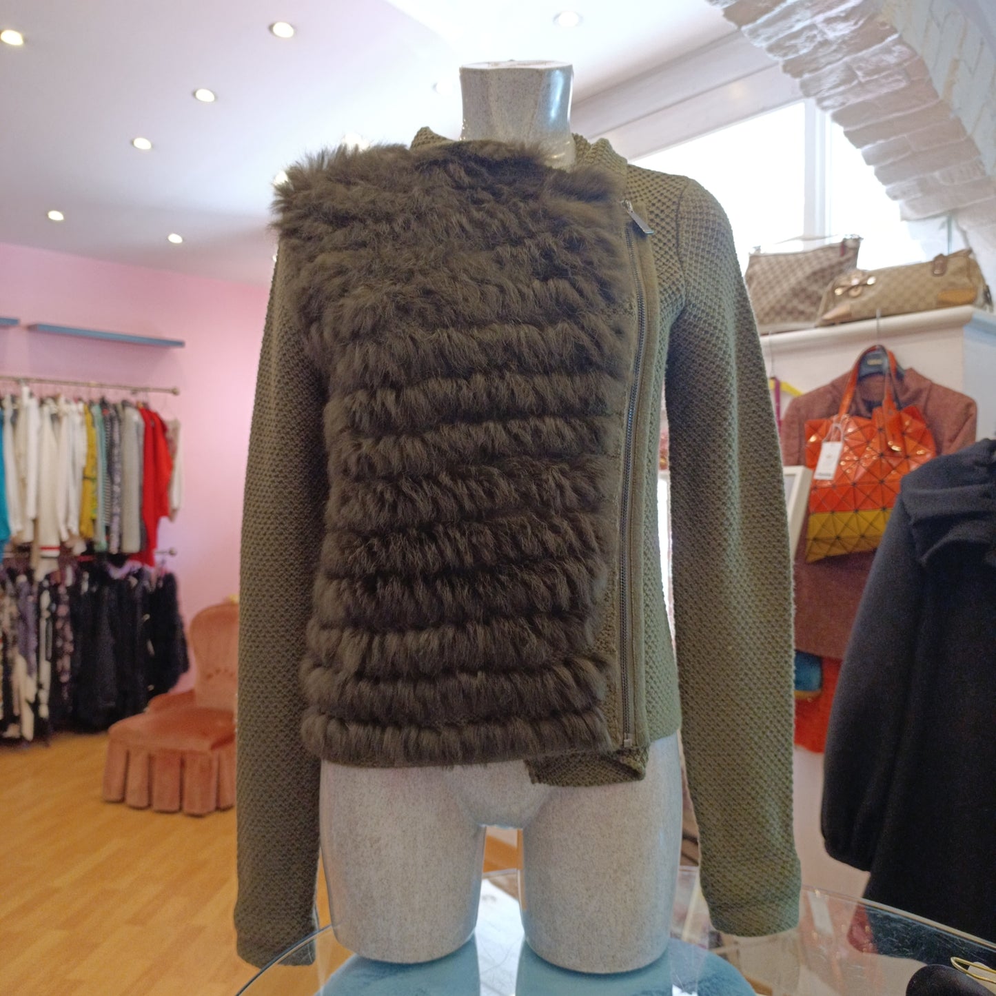 Maglioncino Pinko inserto pelo tg M