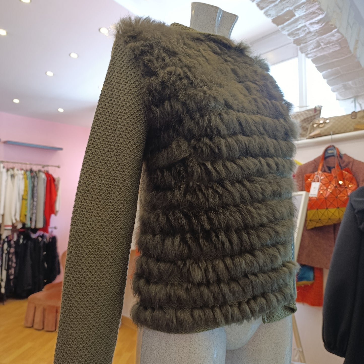 Maglioncino Pinko inserto pelo tg M