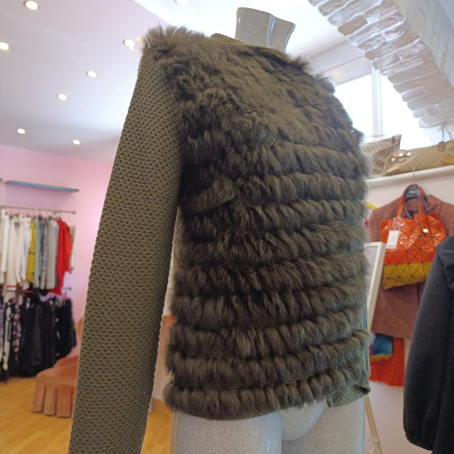 Maglioncino Pinko inserto pelo tg M