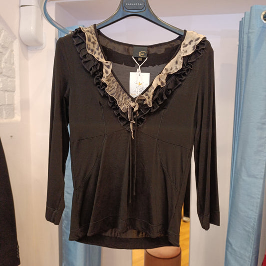 Blusa Roberto Cavalli dett leopardato tg 44