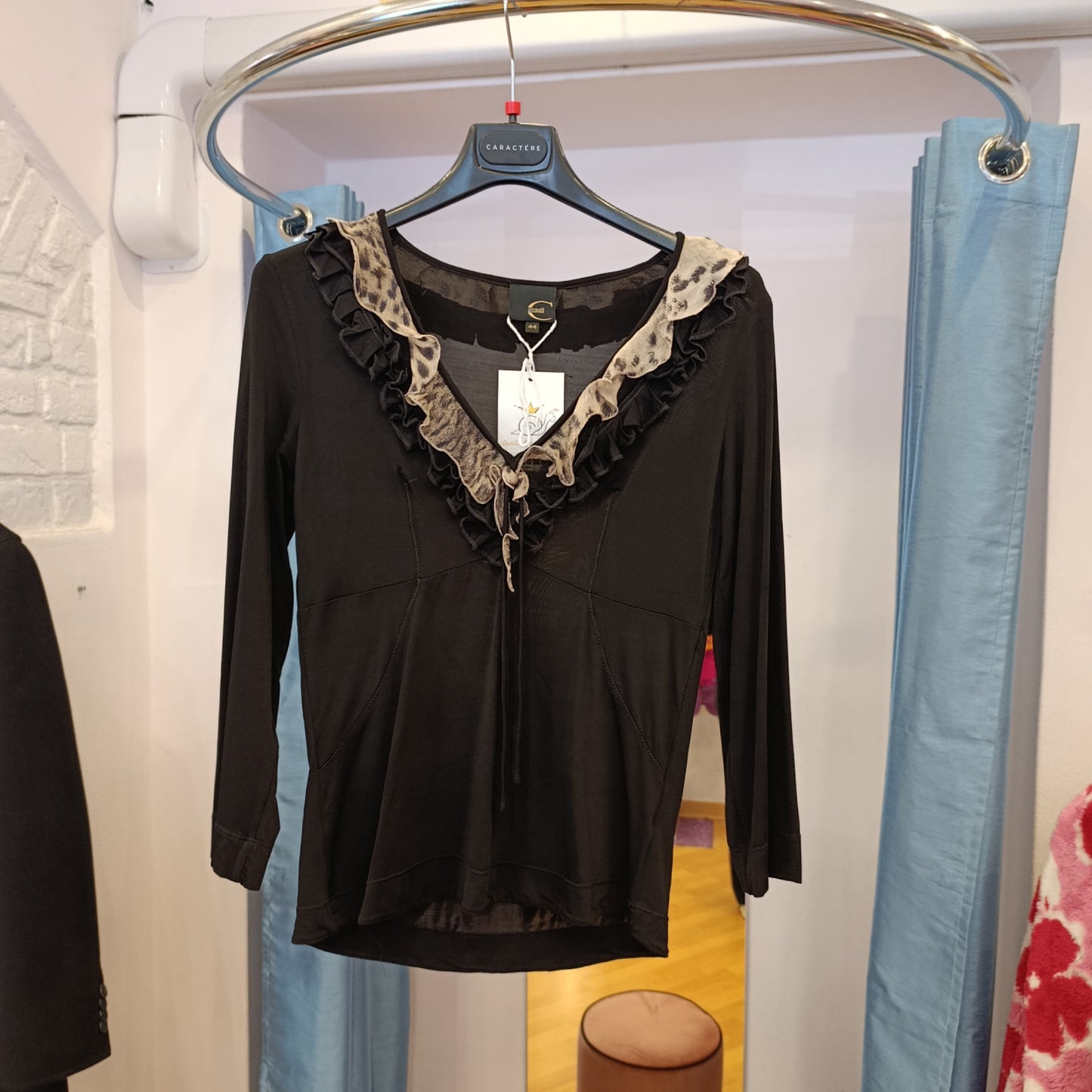 Blusa Roberto Cavalli dett leopardato tg 44
