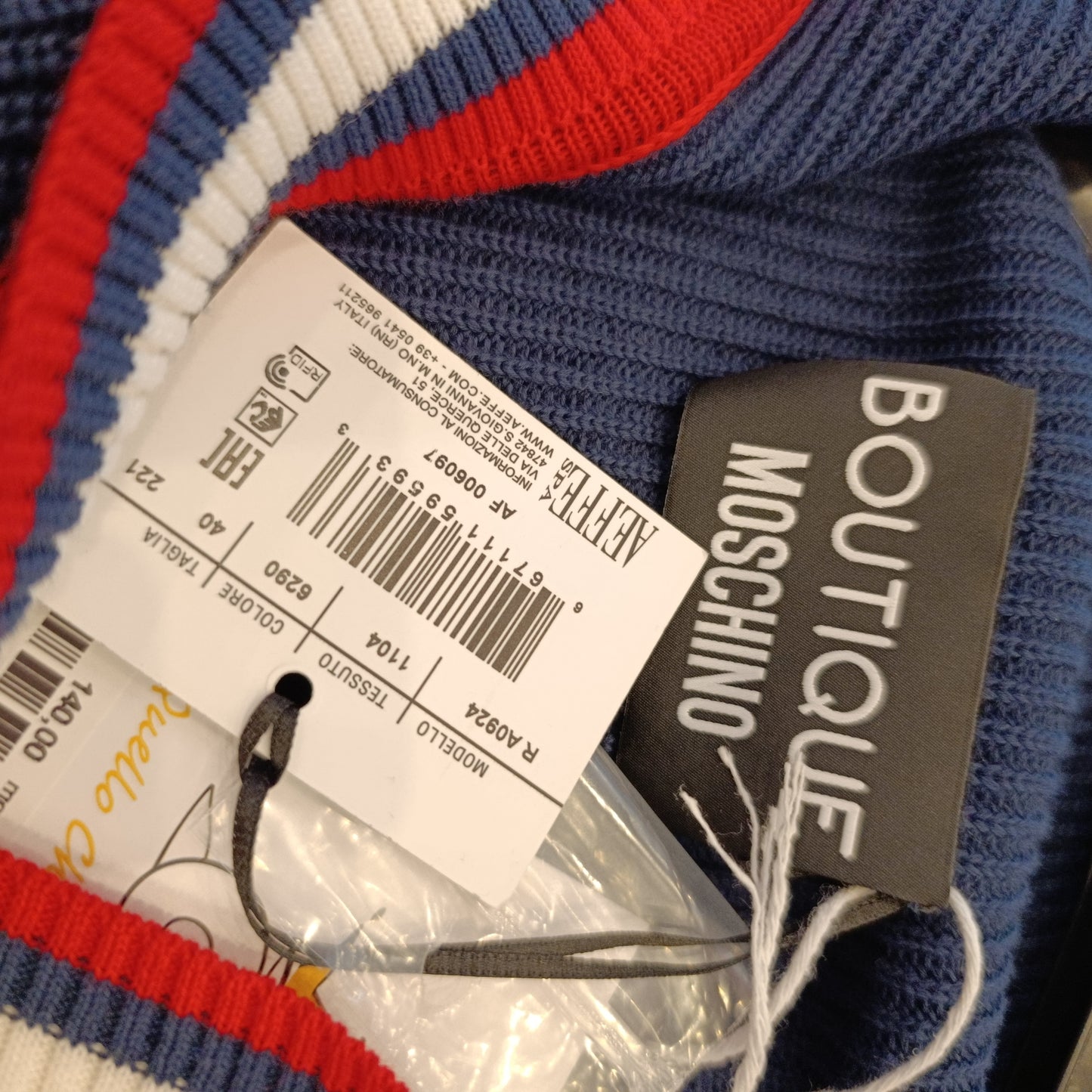 Maglione/giacchetta Moschino Boutique nuovo tg 40
