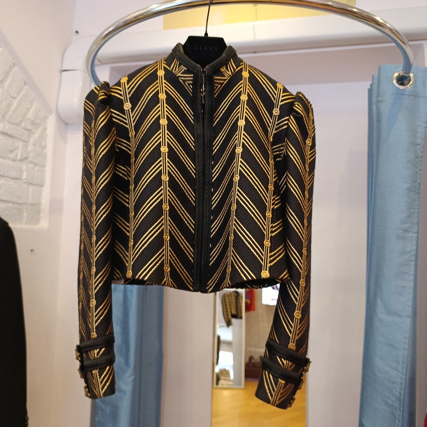 Giacca Gucci tg S black&gold