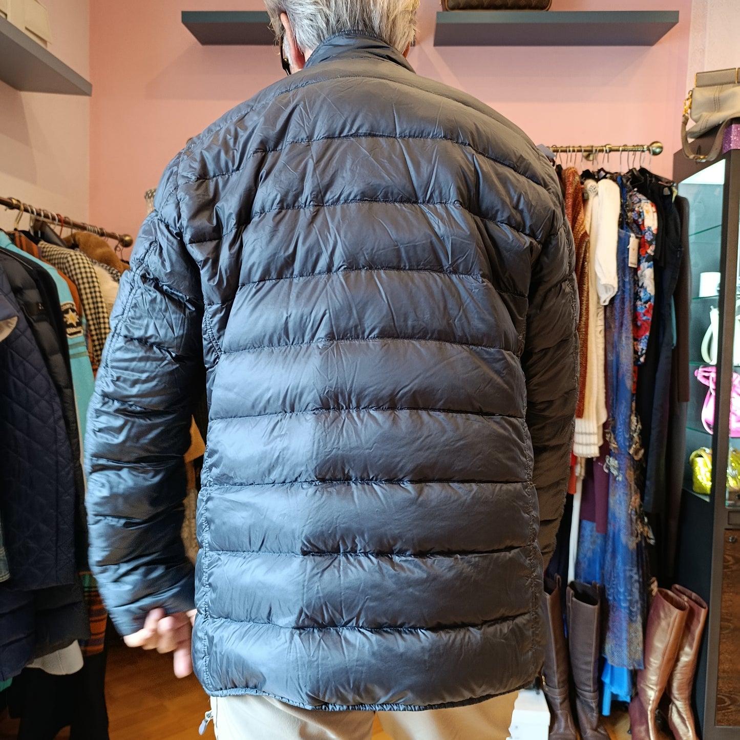Piumino Herno tg 56 ridotta blu