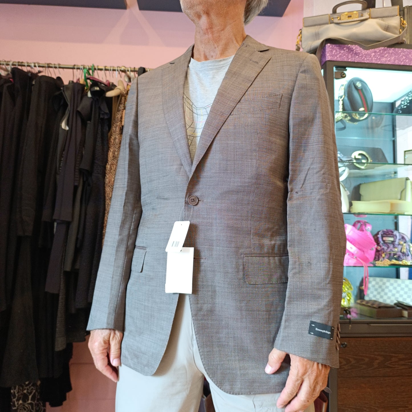 Giacca Ermenegildo Zegna maschile nuova tg 59