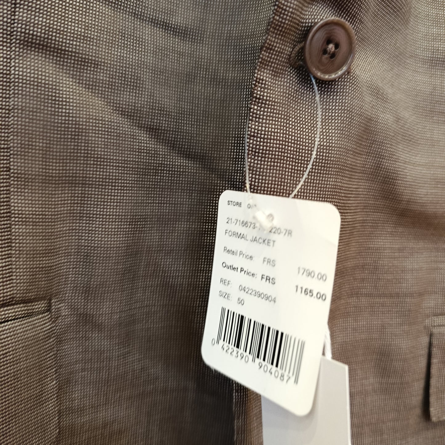 Giacca Ermenegildo Zegna maschile nuova tg 59