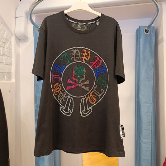 T-shirt Philippe Plein tg 3xl ridotta