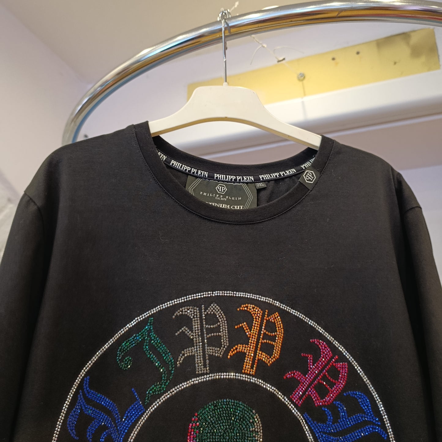 T-shirt Philippe Plein tg 3xl ridotta