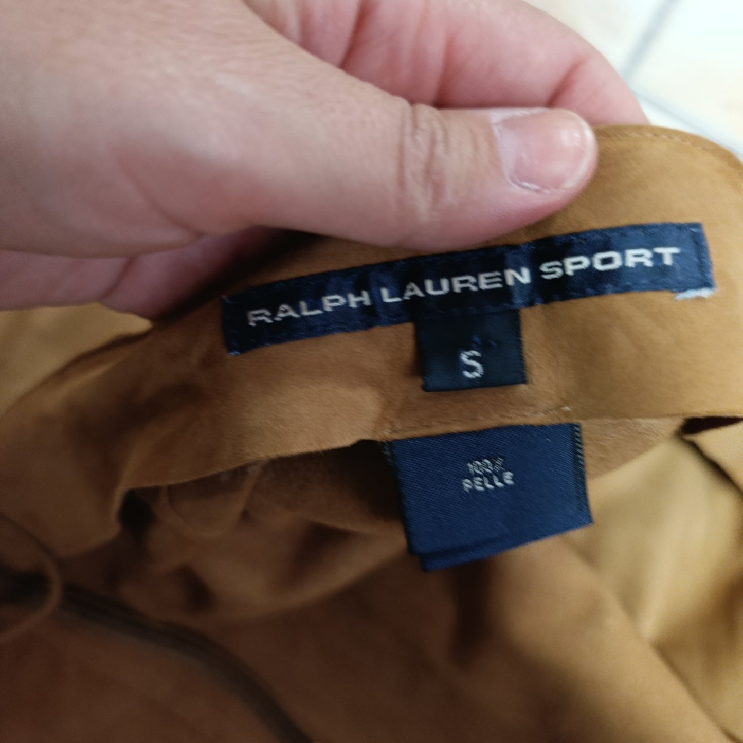 Gonna pelle Ralph Lauren tg S