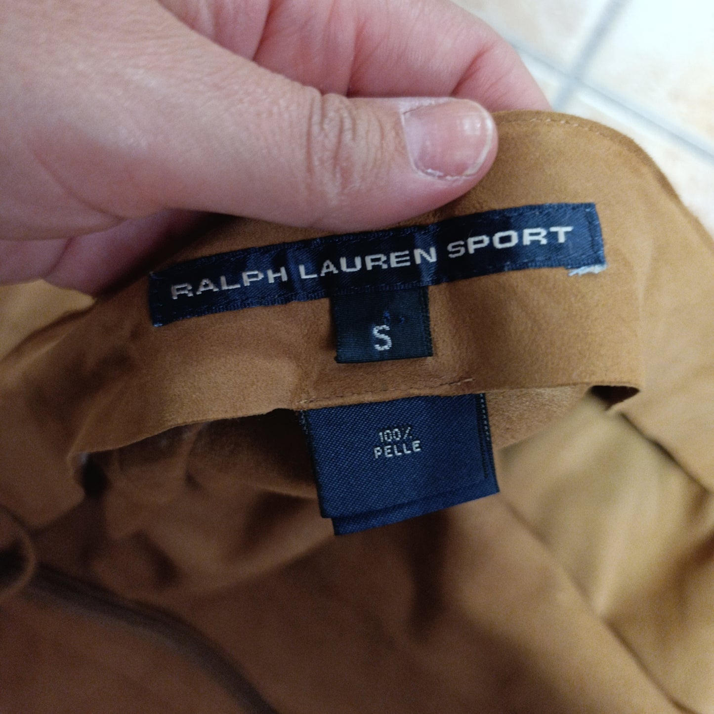 Gonna pelle Ralph Lauren tg S