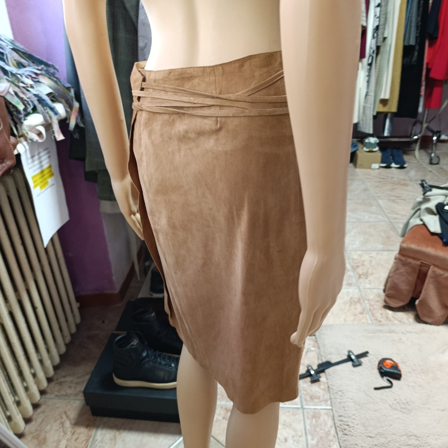 Gonna pelle Ralph Lauren tg S