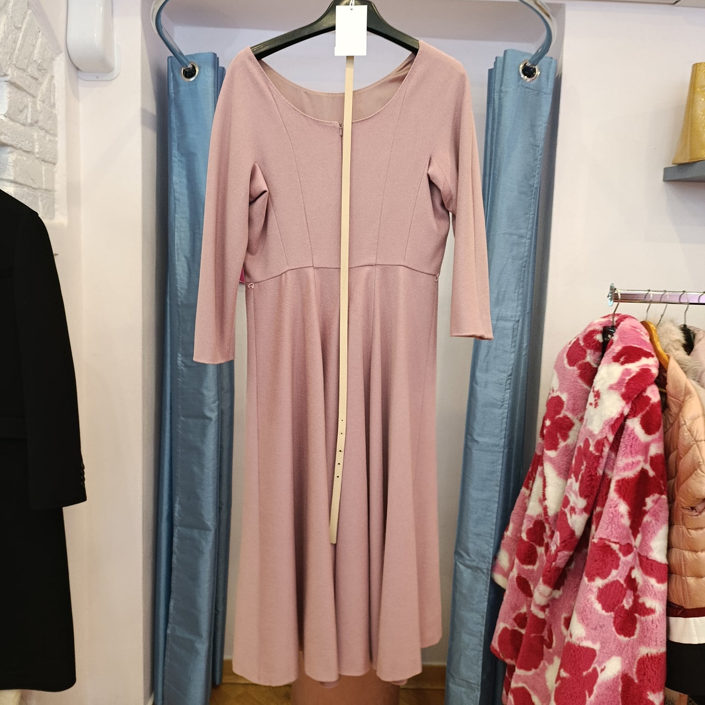 Abito MaxMara tg 48 rosa cipria