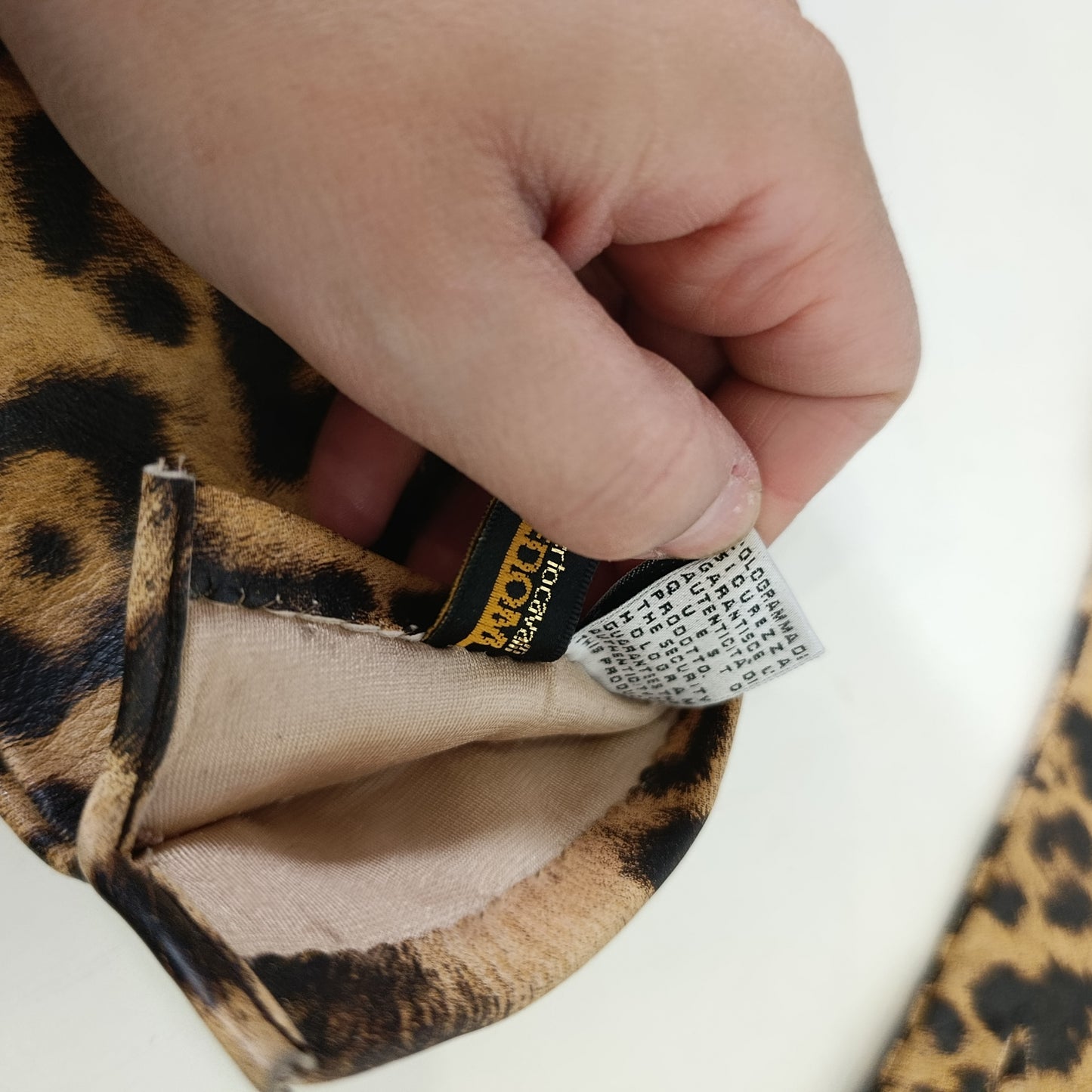 Guanti Roberto Cavalli pelle