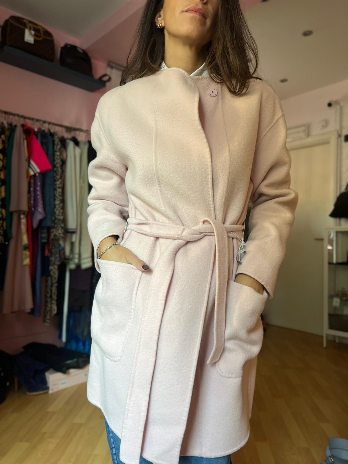 Cappotto Marella rosa cipria tg 40
