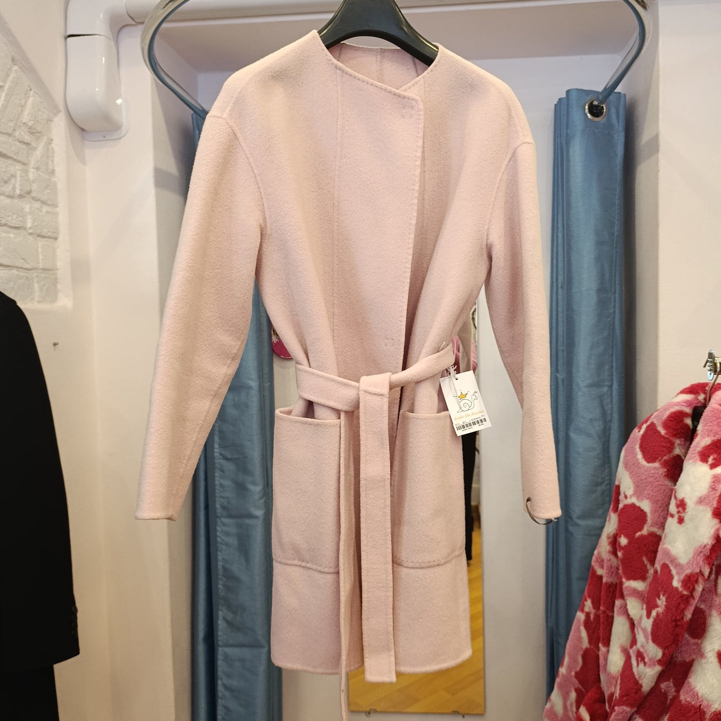 Cappotto Marella rosa cipria tg 40