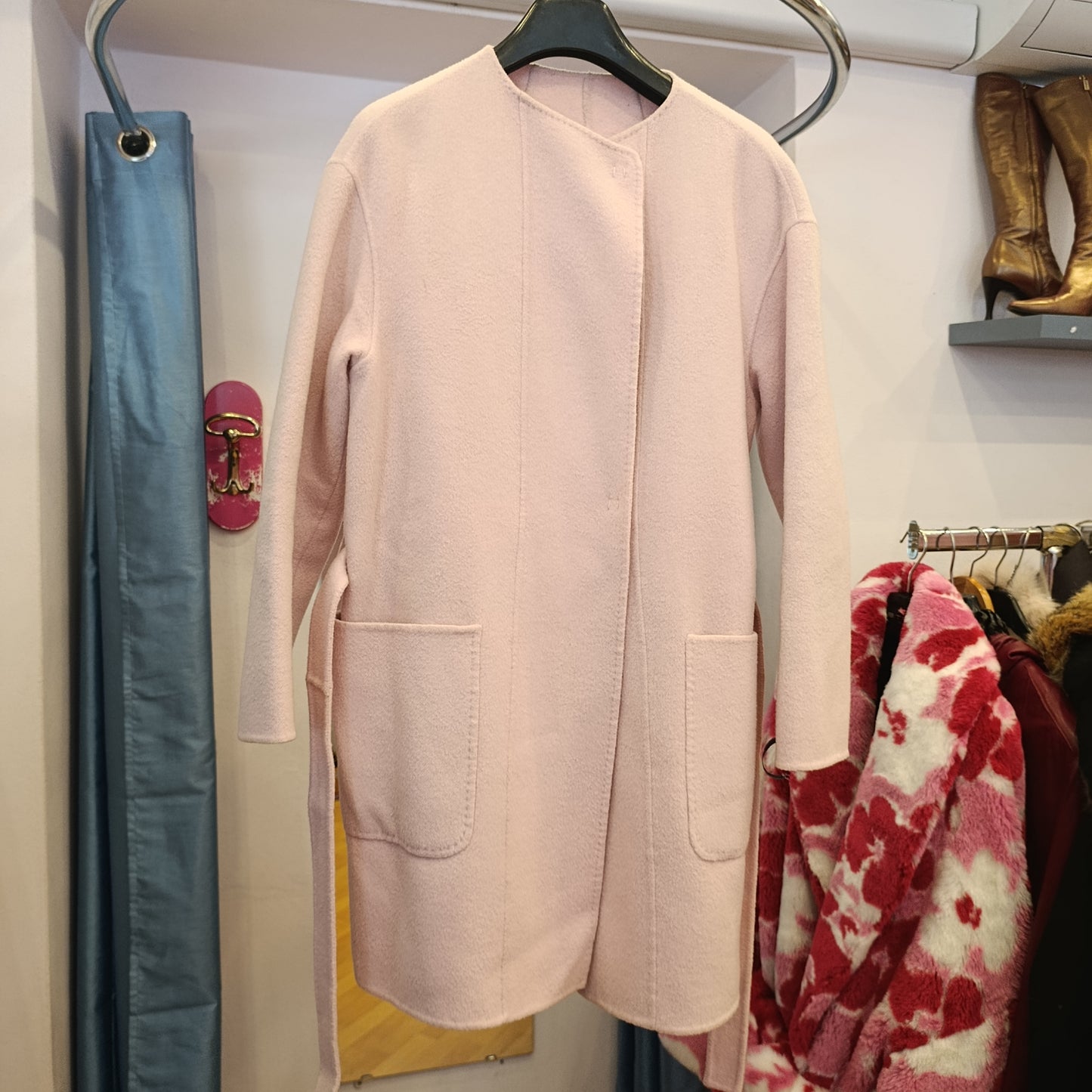 Cappotto Marella rosa cipria tg 40
