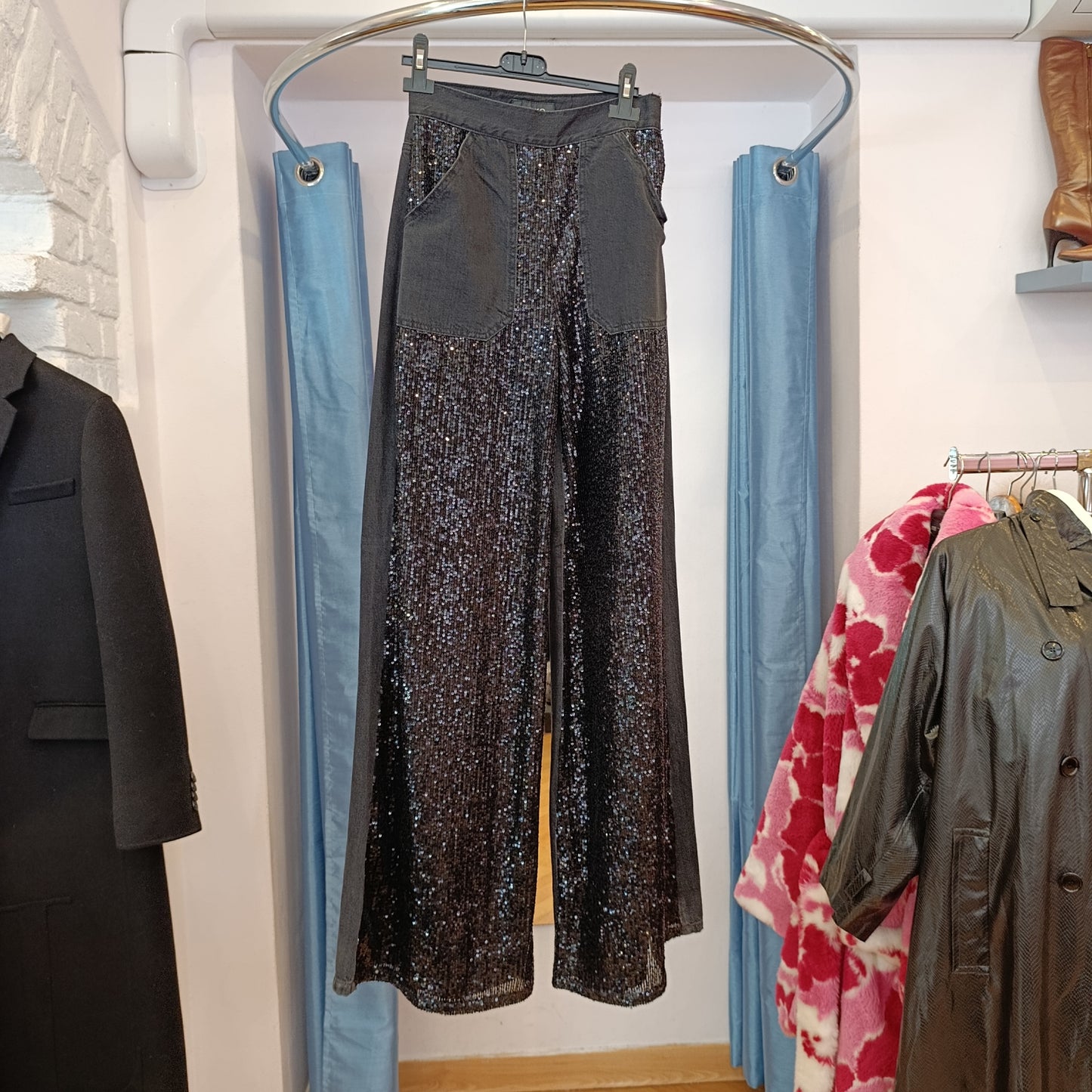Pantalone Pinko paillettes tg 26