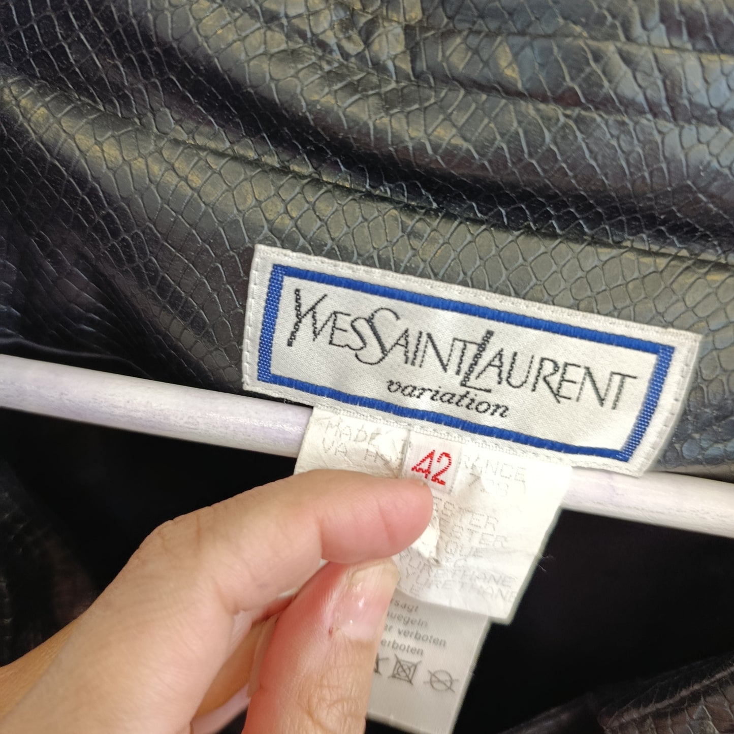 Trench Yves Saint Laurent tg42 over