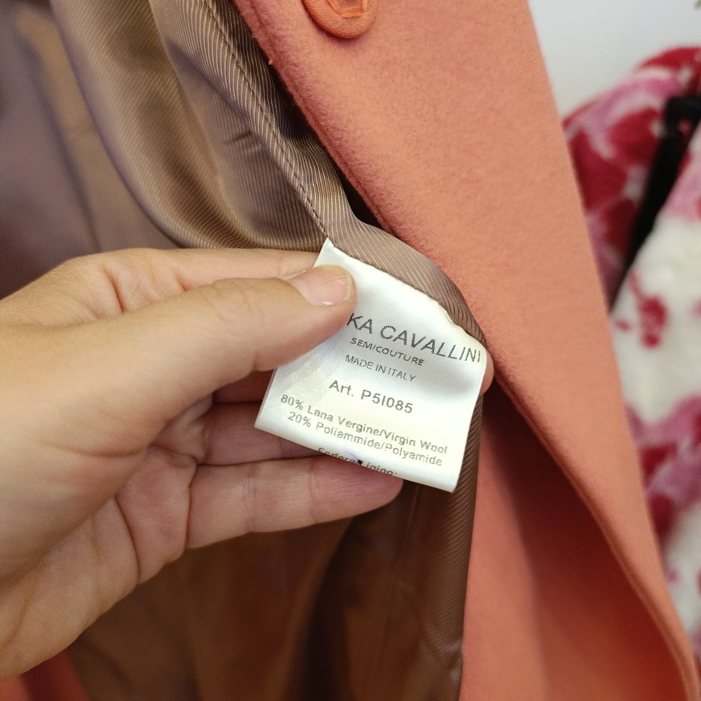 Cappotto Erika Cavallini tg 44 leggermente ridotta
