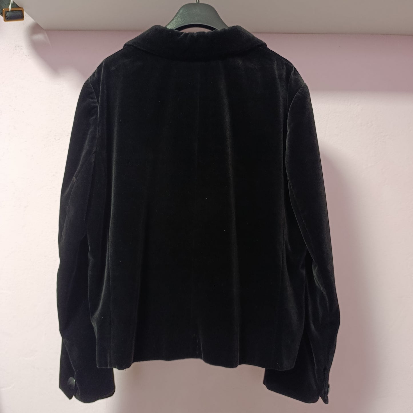 Giacca Luisa Spagnoli velluto nera tg S/M