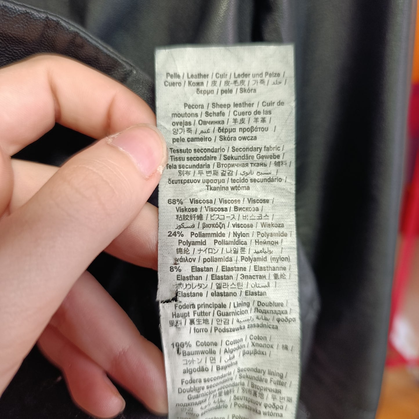 Giacca pelle e tessuto Liu Jo tg 42