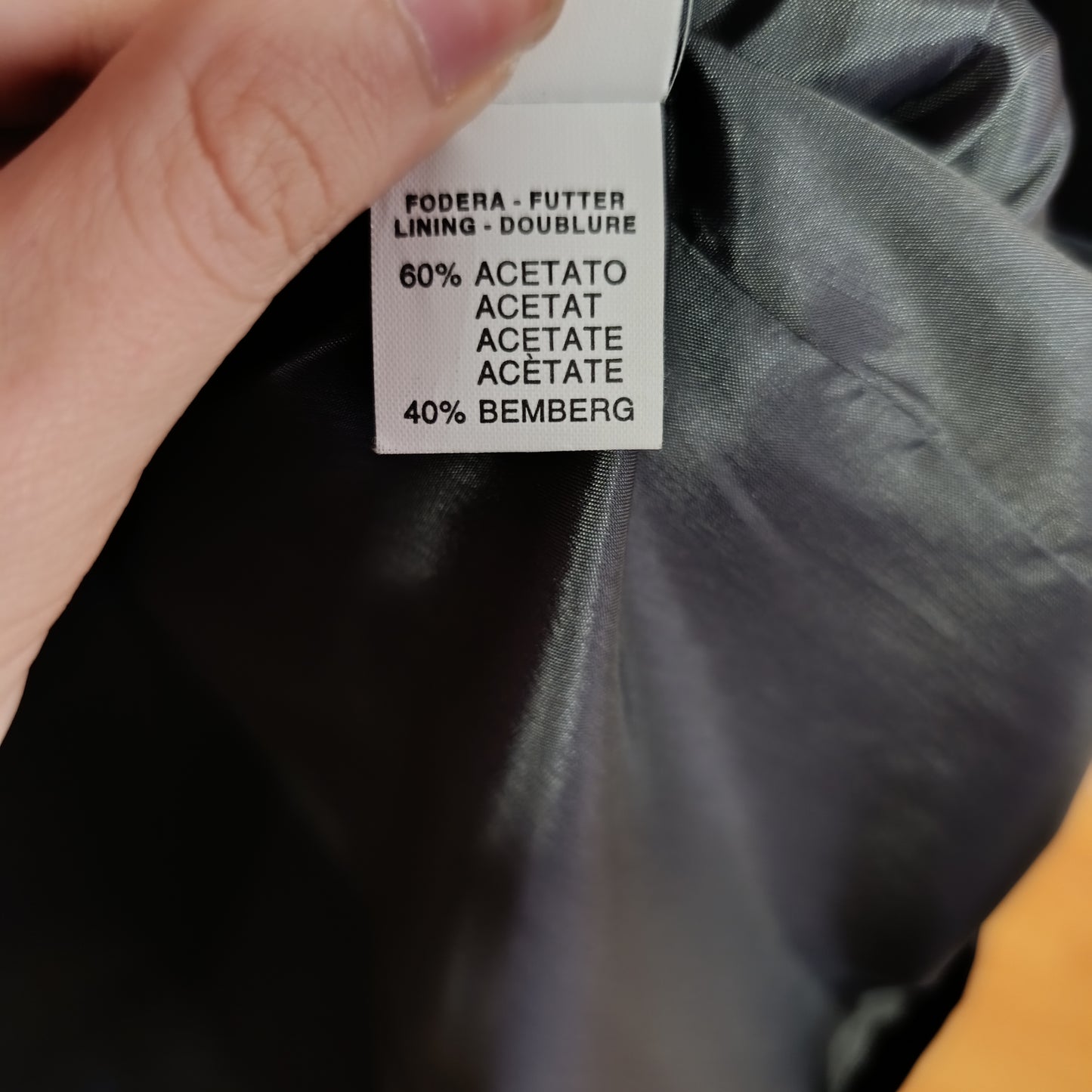 Blazer signorile blu lucido Clips tg 48