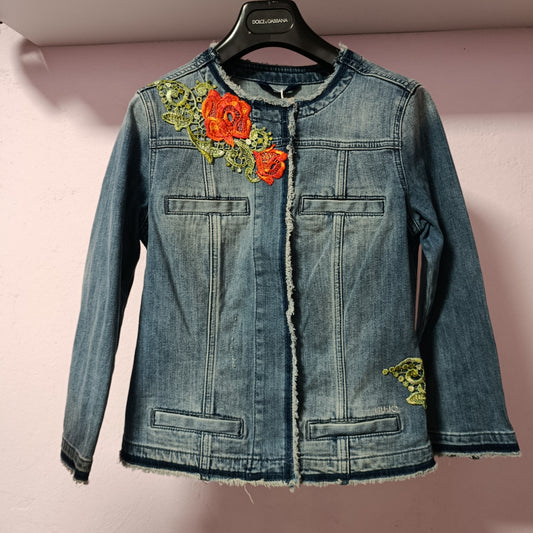 Giacca jeans Liu Jo con ricami tg 42