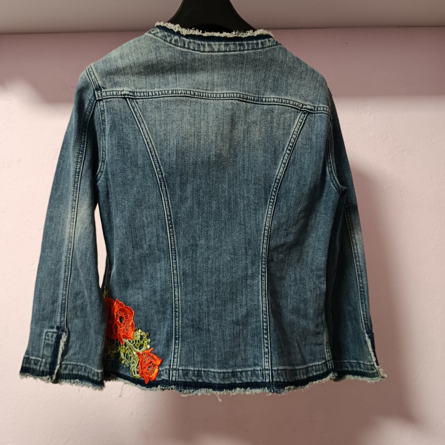 Giacca jeans Liu Jo con ricami tg 42