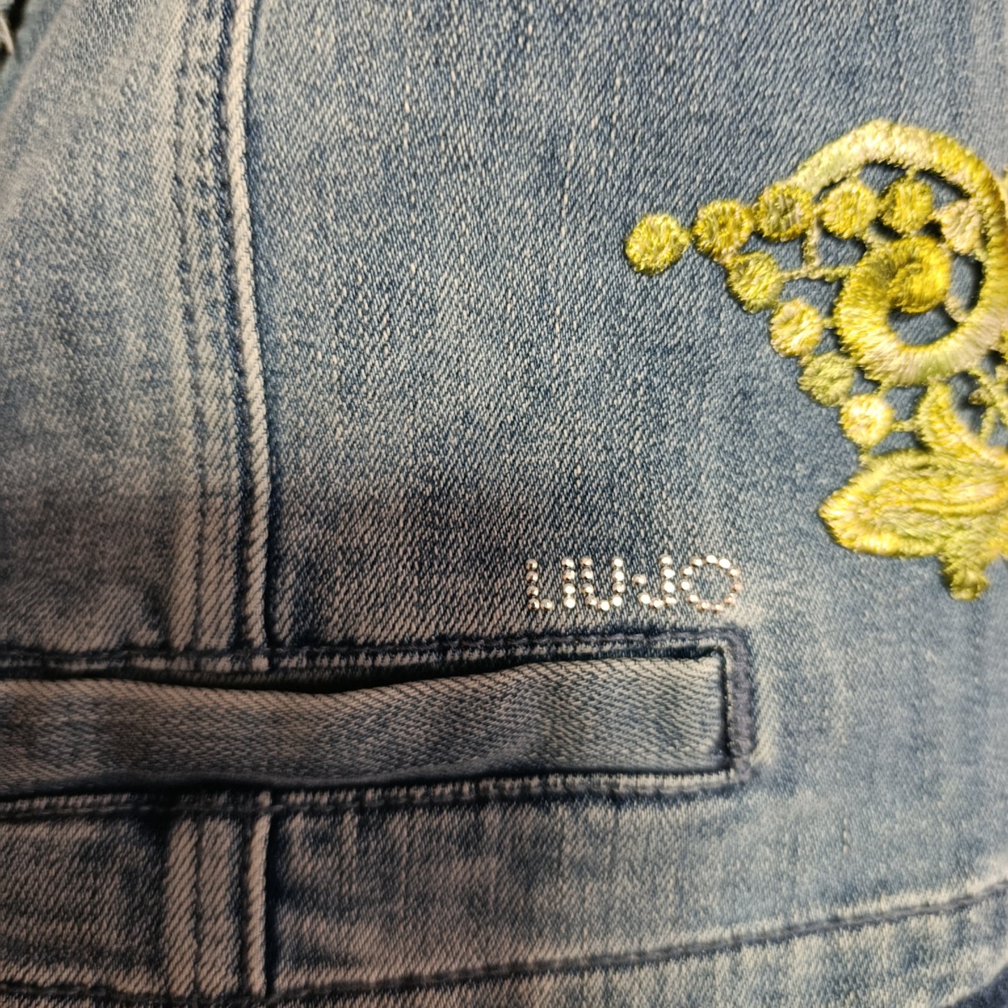 Giacca jeans Liu Jo con ricami tg 42