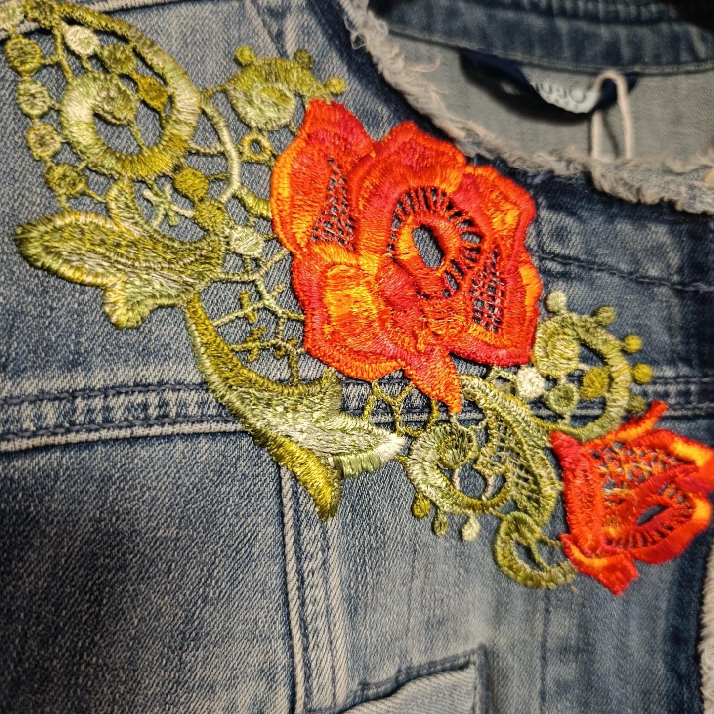 Giacca jeans Liu Jo con ricami tg 42