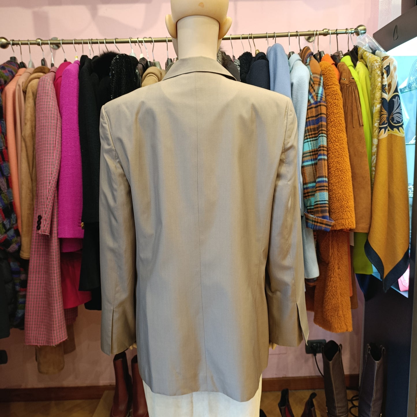 Blazer Vintage Gianfranco Ferrè tortora tg 48