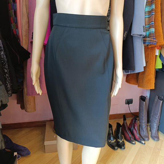 Gonna nera longuette Thierry Mugler tg 38 vintage