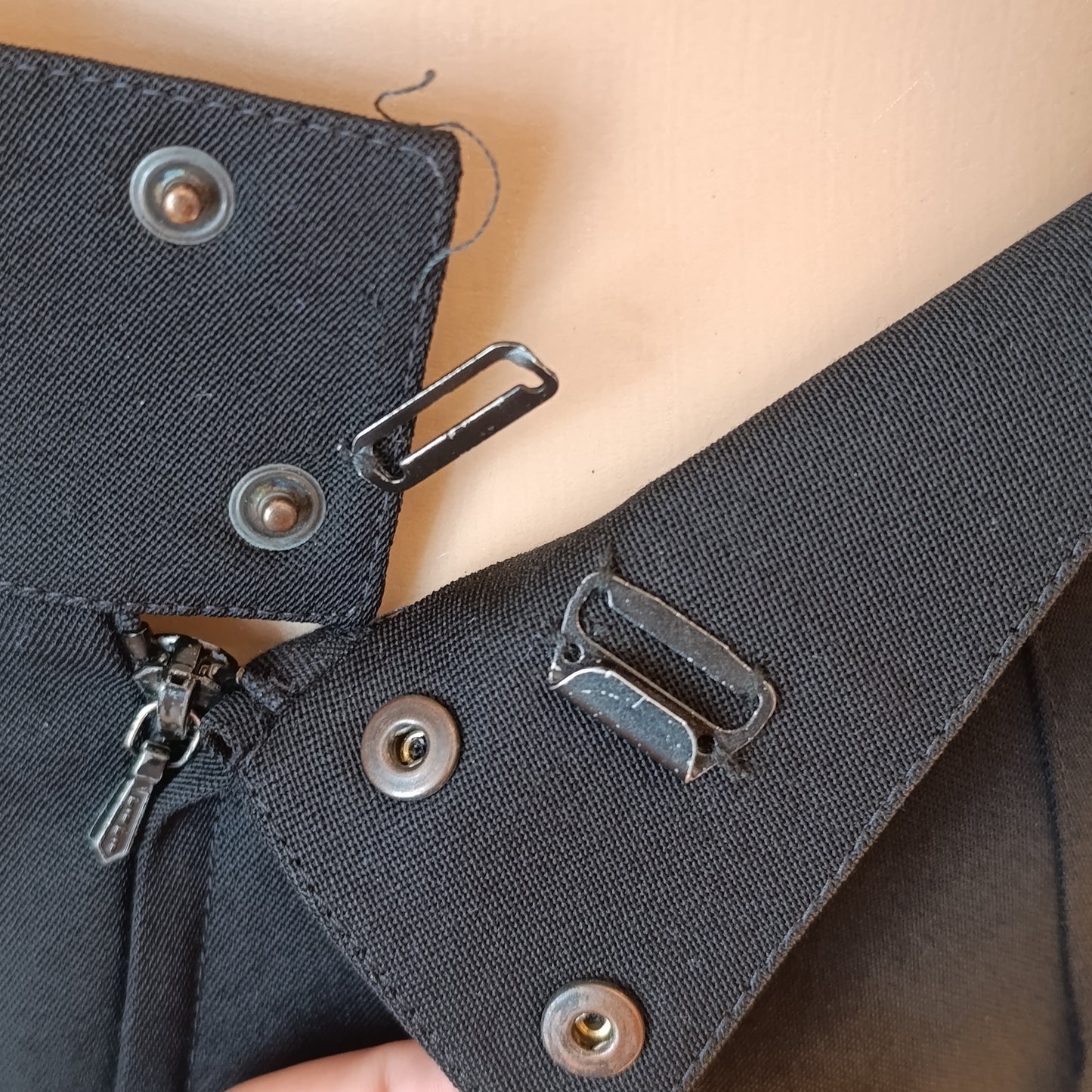 Gonna nera longuette Thierry Mugler tg 38 vintage