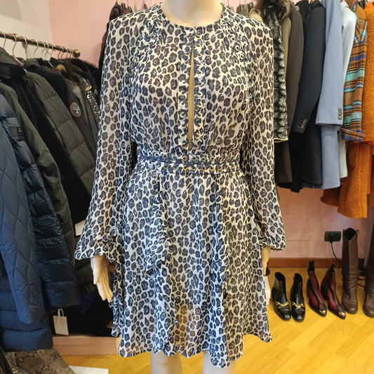 Abito Elisabetta Franchi leopardato tg 40