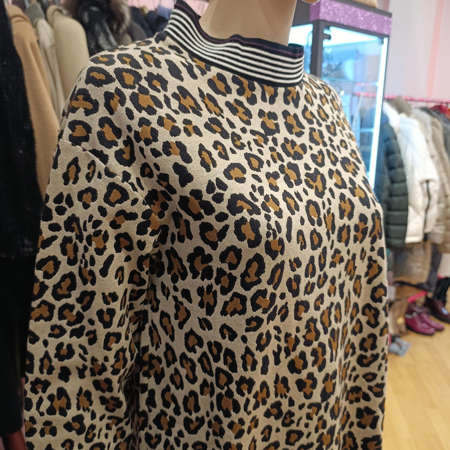 Abito Pinko leopardato tg M