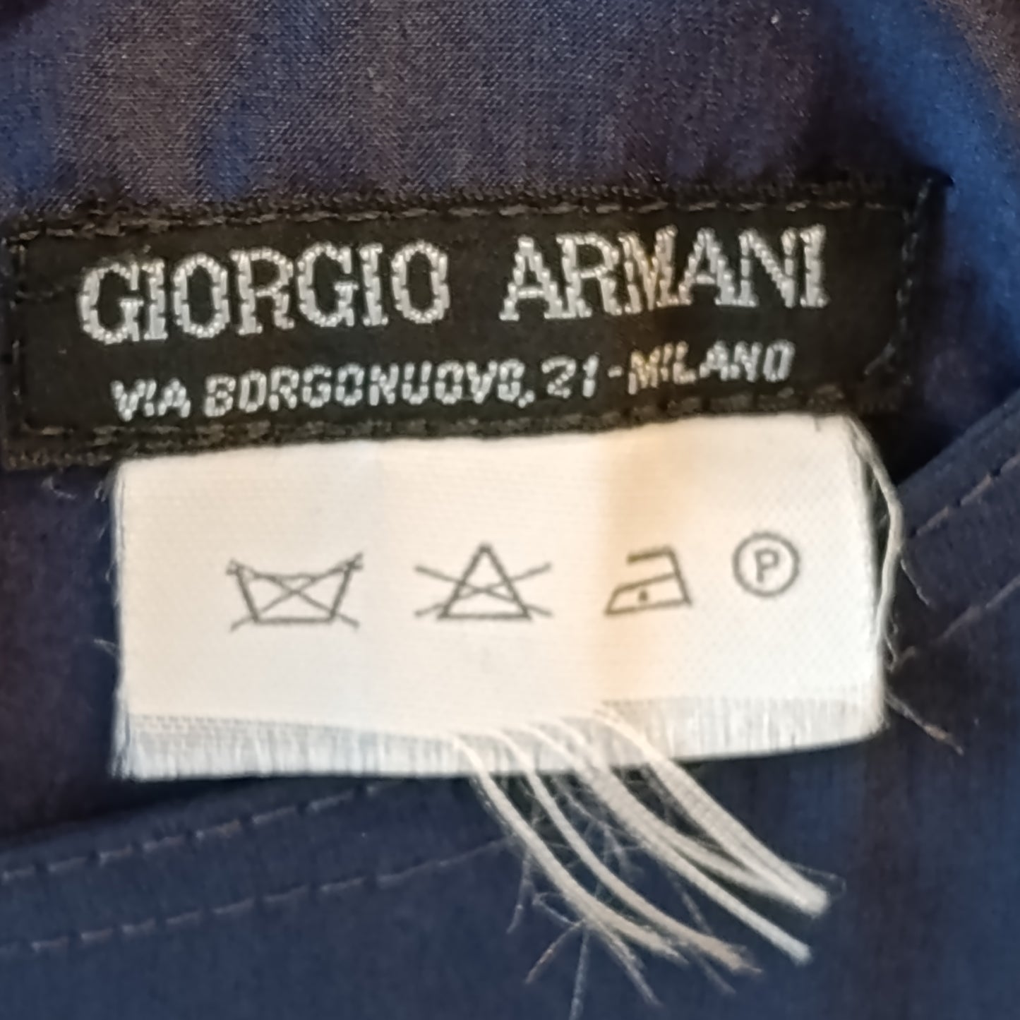 Abito Giorgio Armani blu tg 44