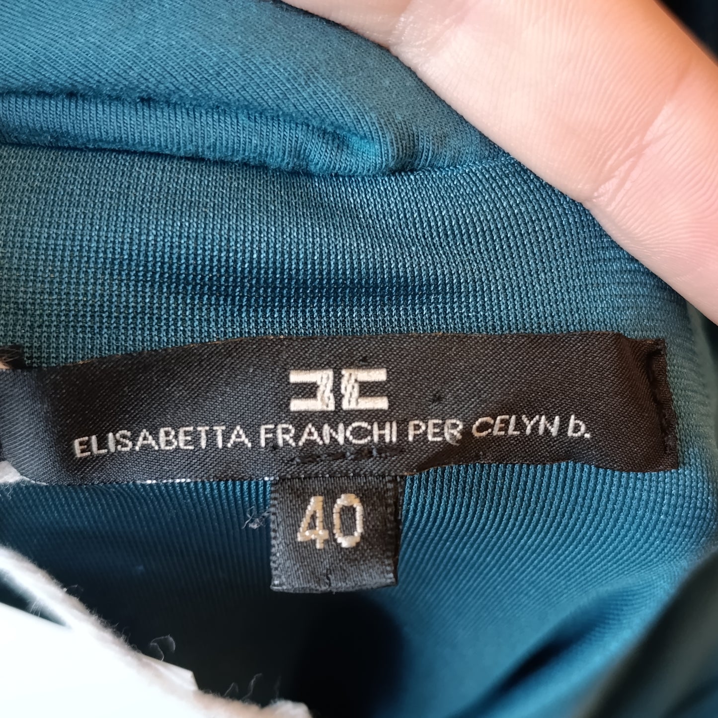 Abito verde Elisabetta Franchi tg 40