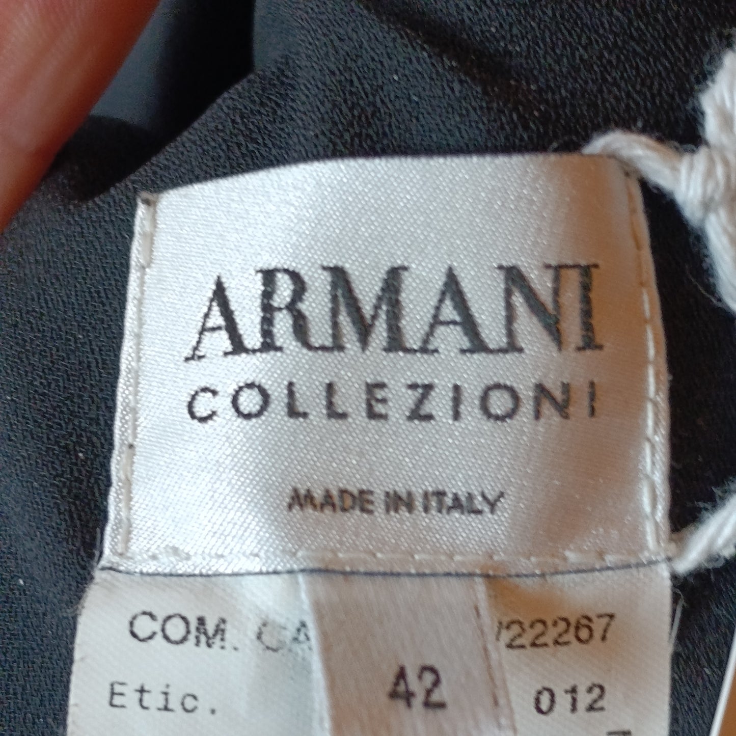 Abito nero Armani tg 42