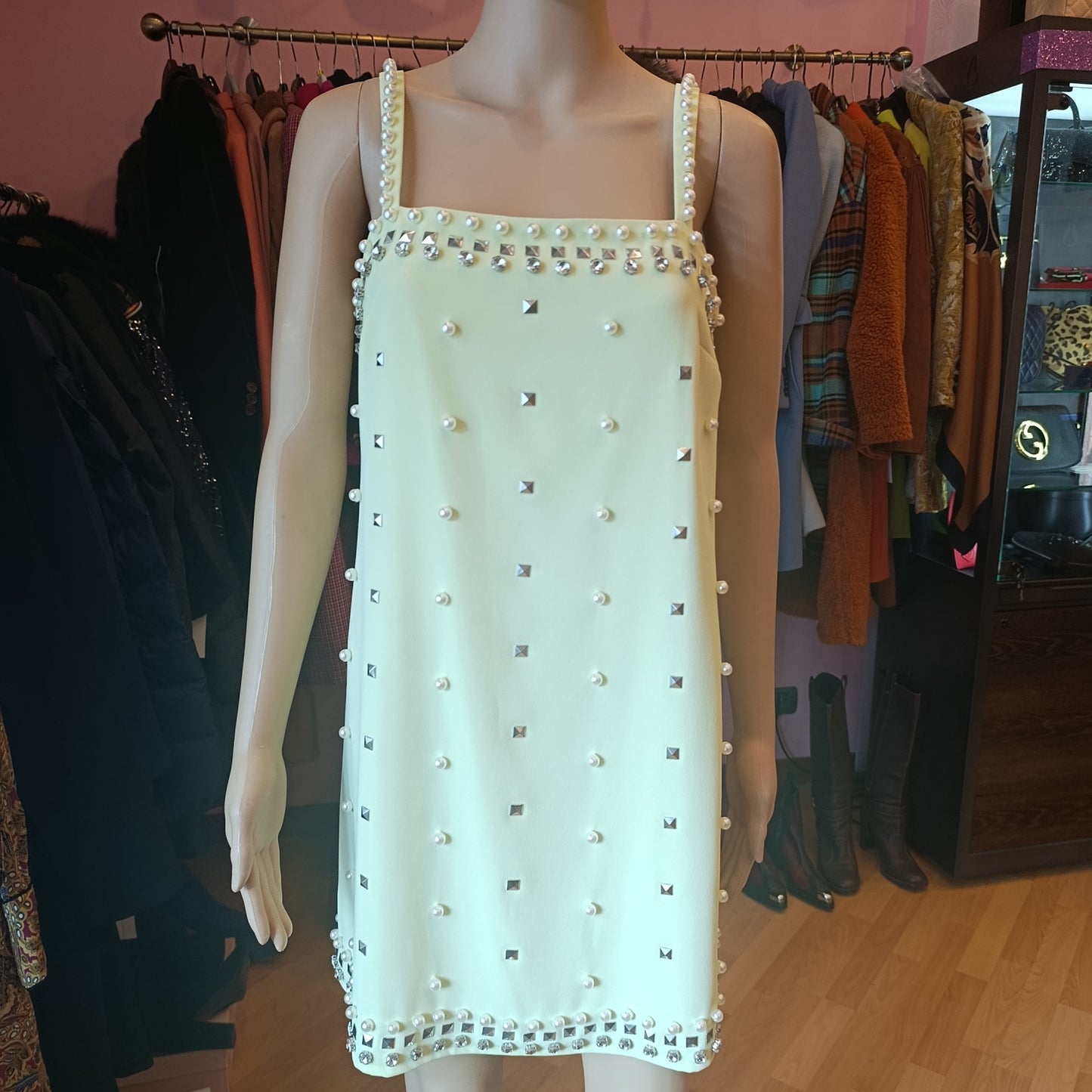 Abito Pinko lime tg 40