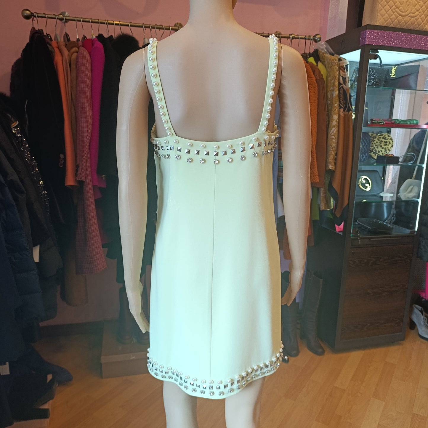 Abito Pinko lime tg 40