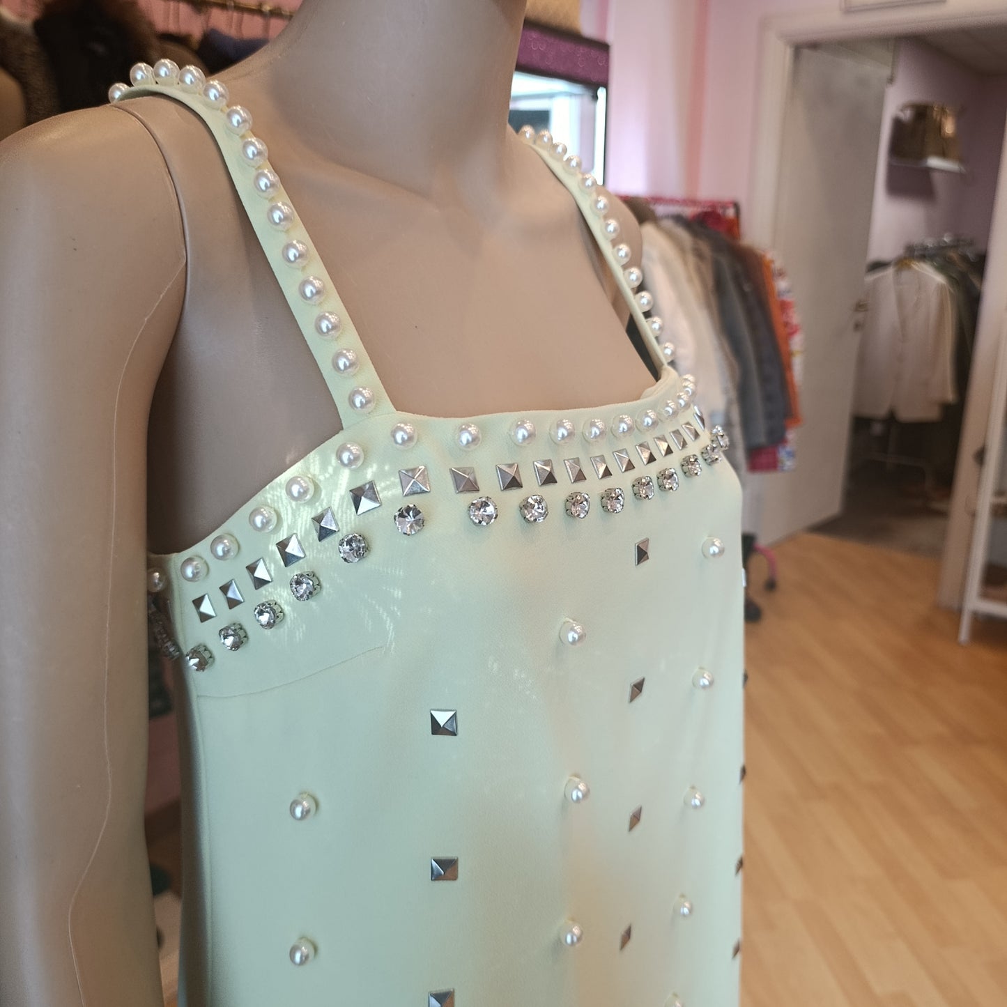 Abito Pinko lime tg 40