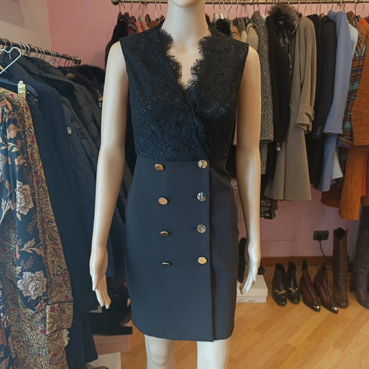 Abito nero pizzo Marciano tg XXS