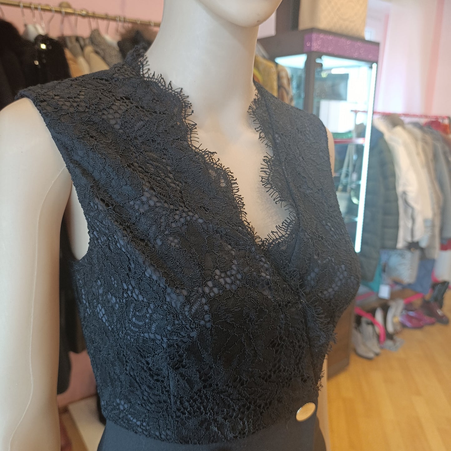 Abito nero pizzo Marciano tg XXS