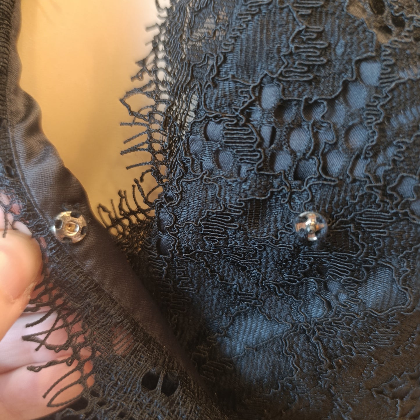 Abito nero pizzo Marciano tg XXS